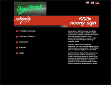 Tablet Screenshot of neony-sign.cz